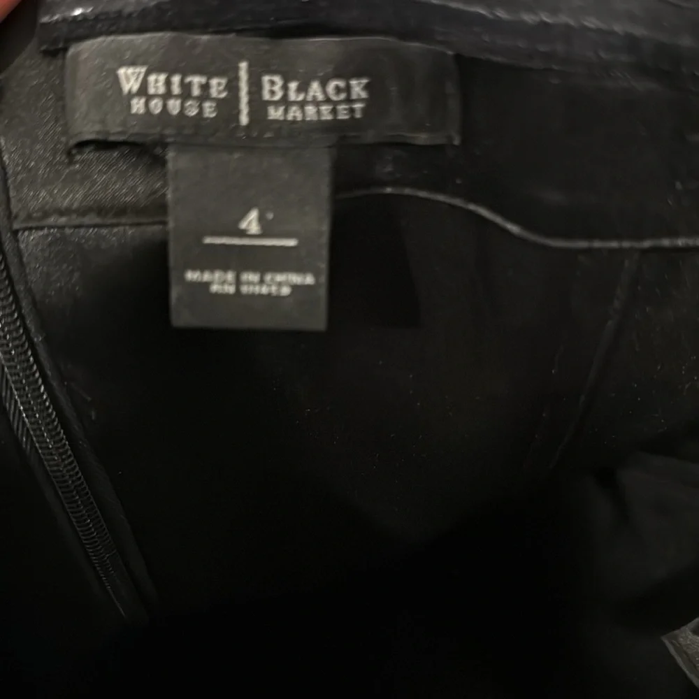 2 for $15 😍 White House Black Market Sleeveless Black Cocktail Dress – Size 4 - Picture 6 of 7